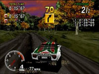 Sega Rally Championship sur Sega Saturn